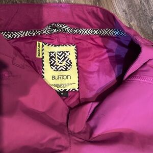 Burton Fuchsia Outdoor Snow Pants